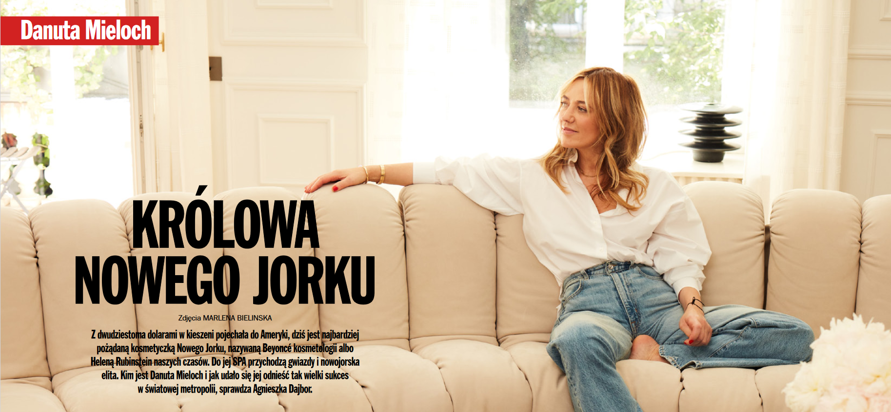 "Królowa Nowego Jorku": Ekskluzywny wywiad z Danutą Mieloch dla magazynu Viva!