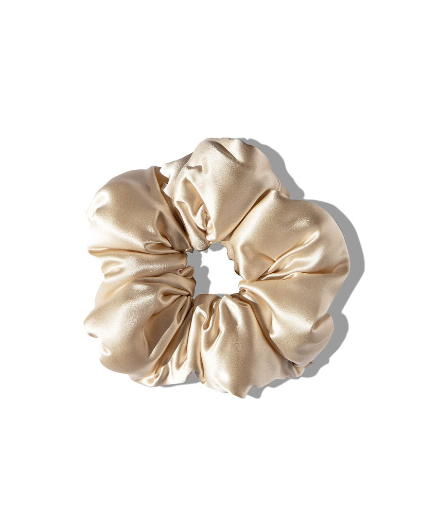 Dusty Gold Padded Scrunchie