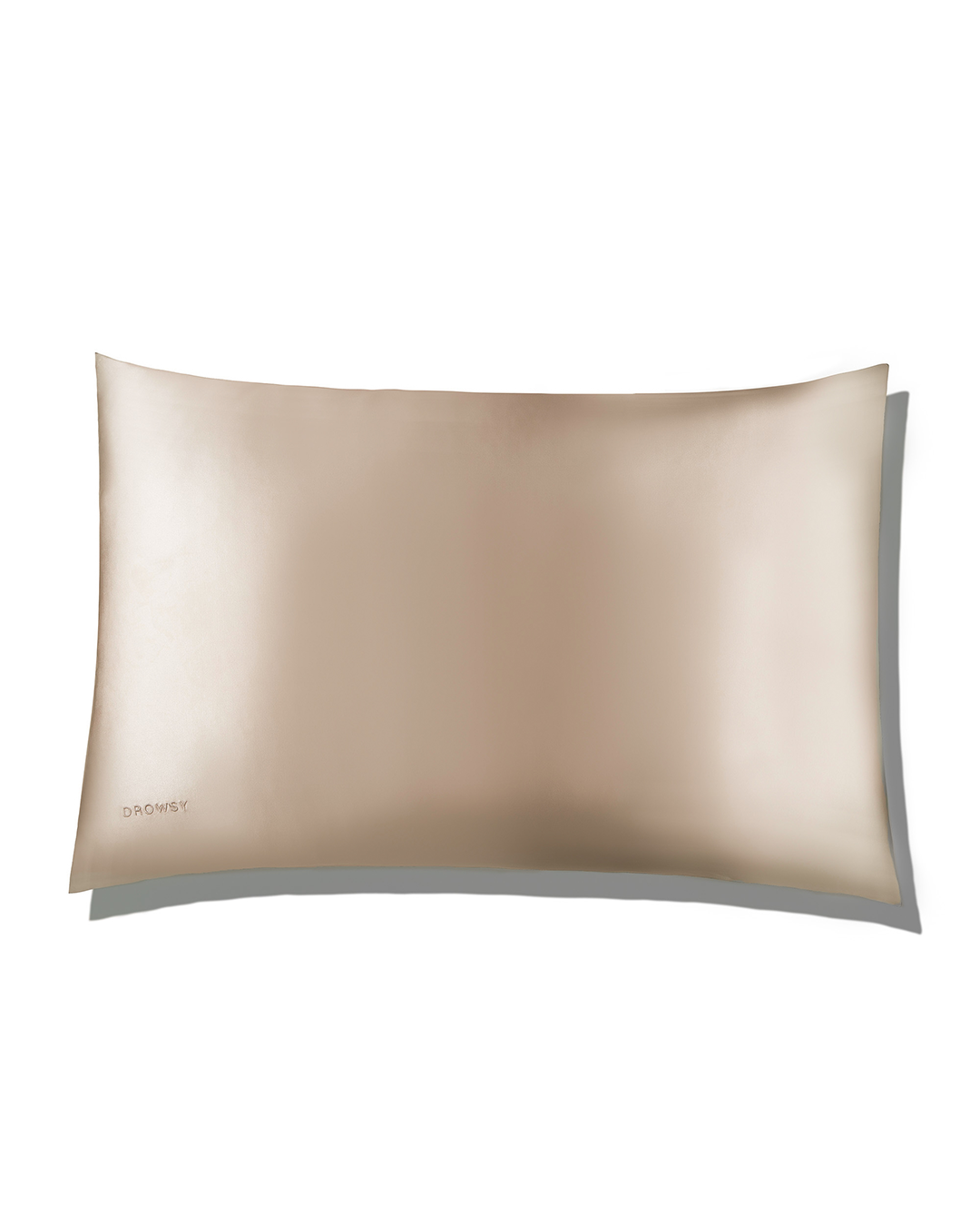 Dusty Gold Queen Silk Pillowcase