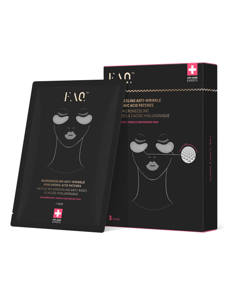 FAQ™ Mikroigłowe, przeciwzmarszczkowe plastry z kwasem hialuronowym pod oczy