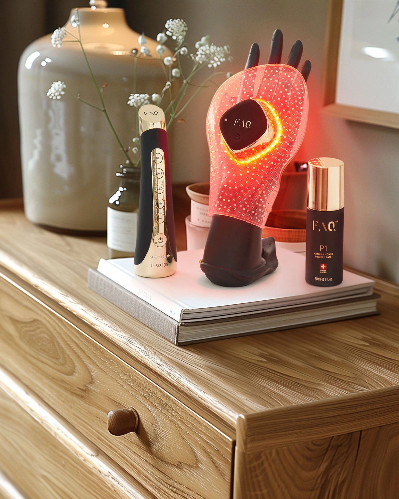 FAQ™ 221 Maska LED na dłoń