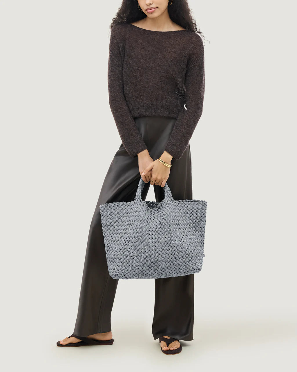 St. Barths Large Tote Double Weave Marina