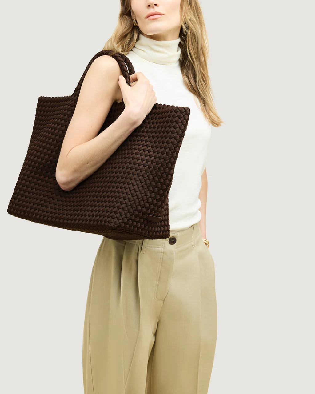 St. Barths Large Tote Chocolate