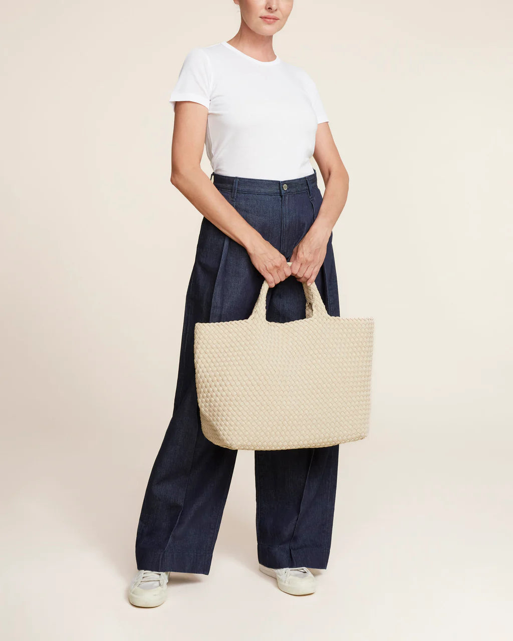 St. Barths Large Tote Ecru