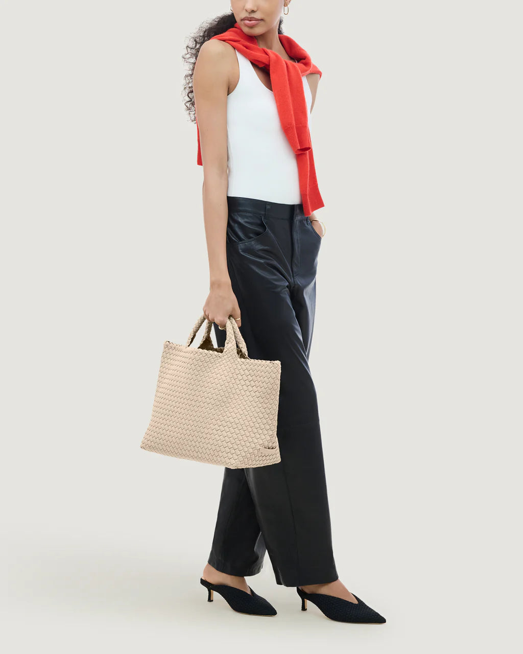 St. Barths Medium Tote Ecru