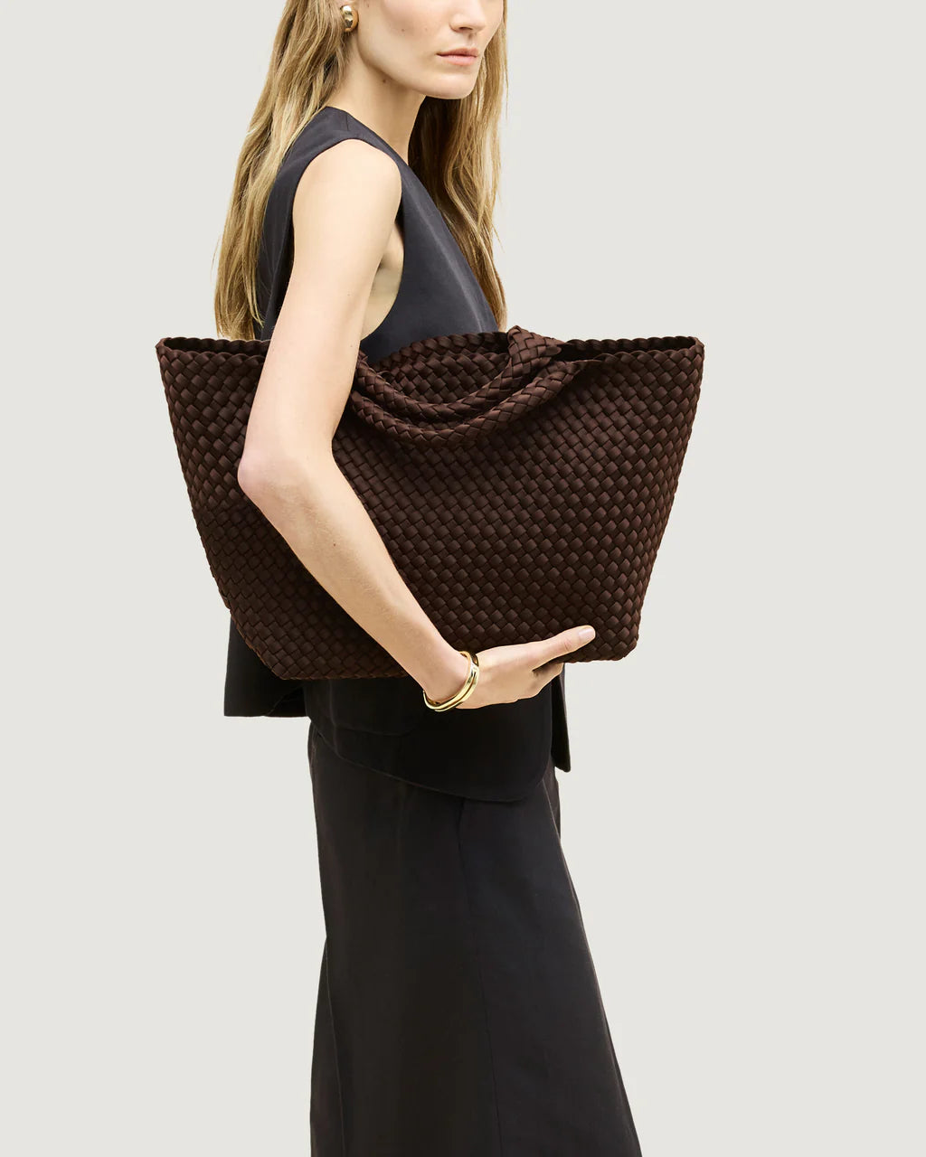 St. Barts Medium Tote Chocolate